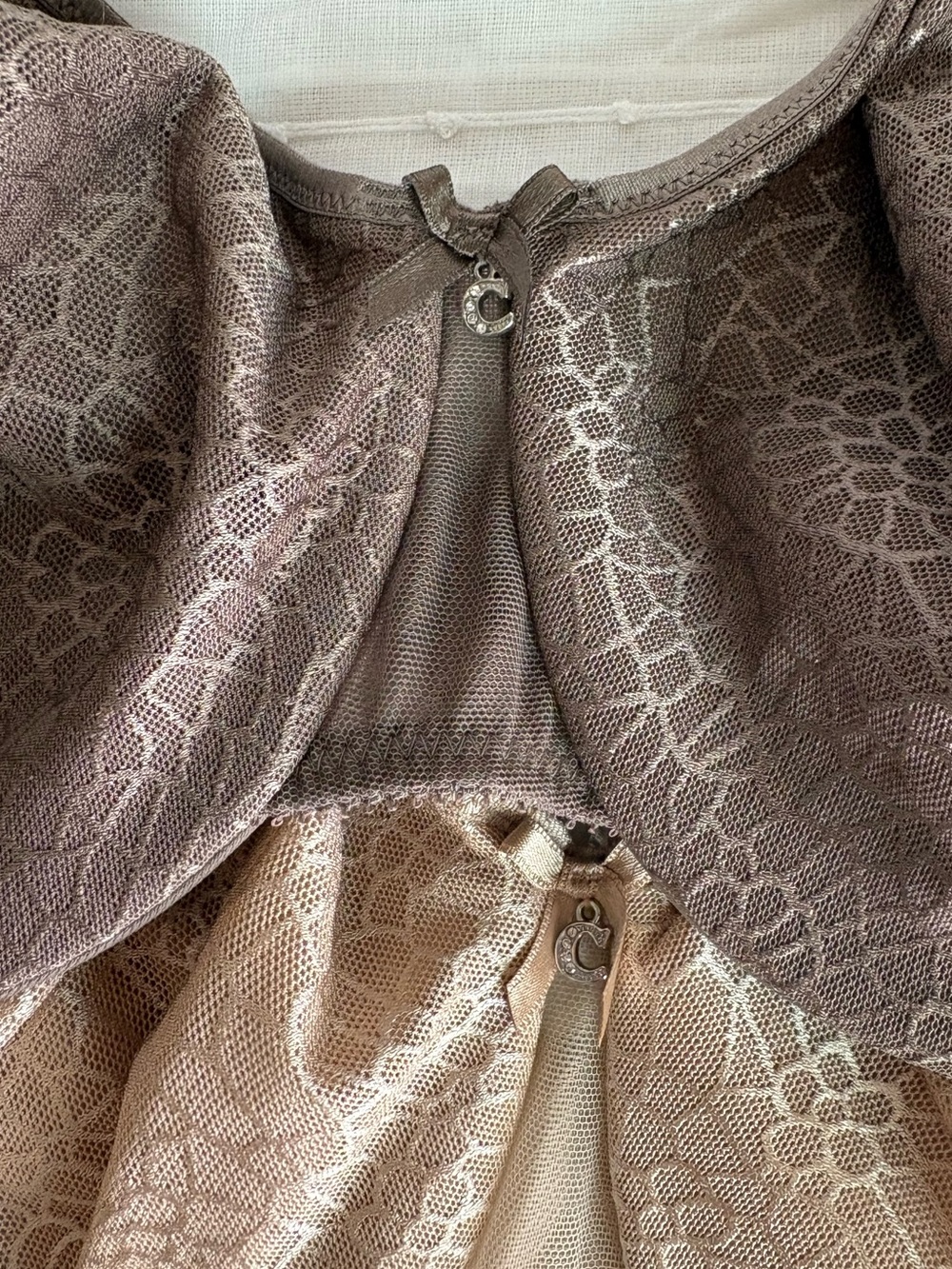 Chantelle Lace Underwire Bras NWT + NWT DKNY Nude Mesh Ruffled Bikini Undies